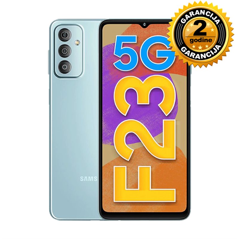 SAMSUNG GALAXY F23 5G 6+128GB AQUA BLUE IND