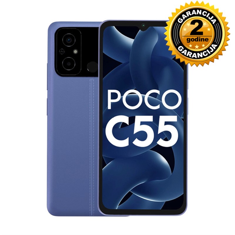 POCO C55 6+128GB COOL BLUE