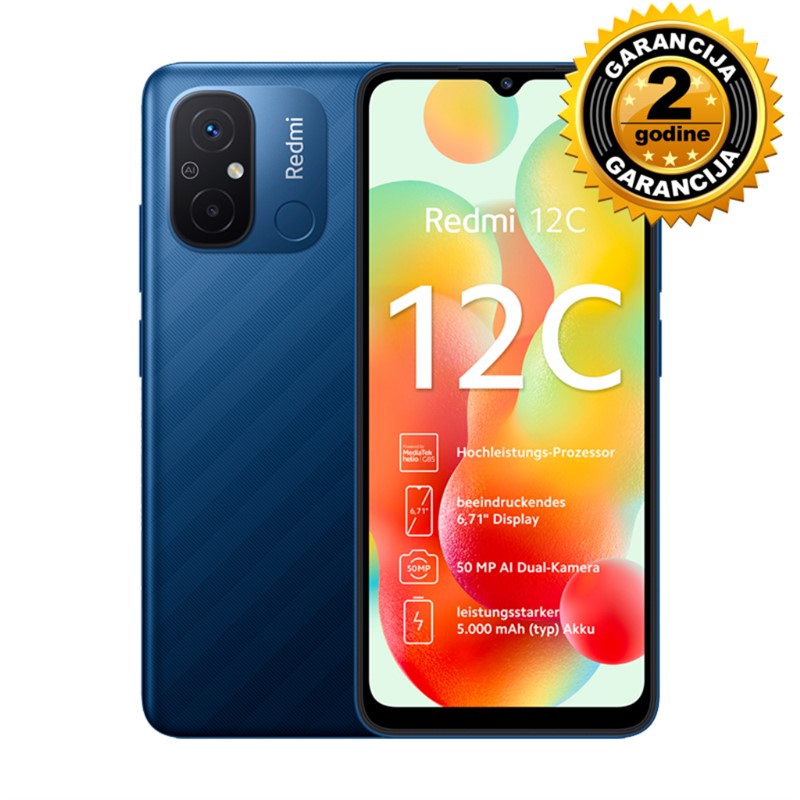 XIAOMI REDMI 12C 3+64GB OCEAN BLUE EU