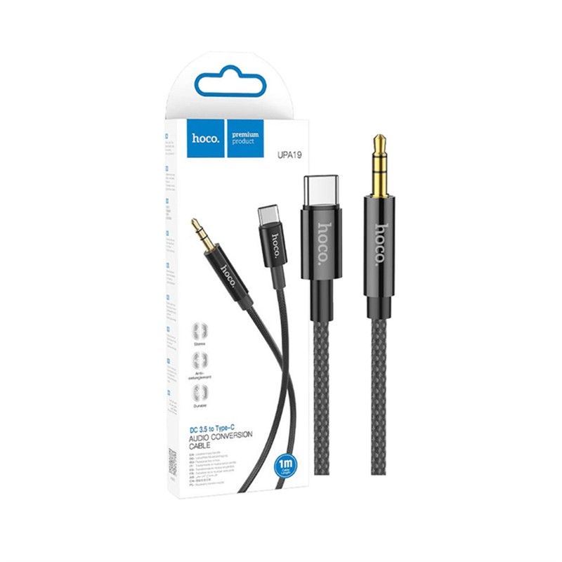 HOCO AUDIO KABL USB TYPE C NA 3.5 MM, 1.0 MET