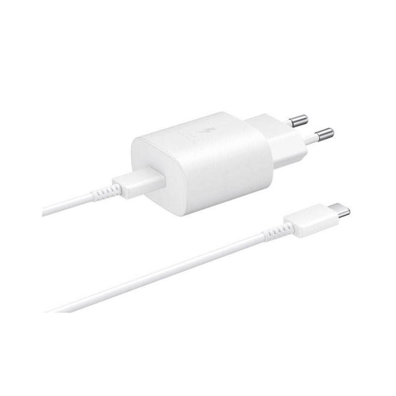 SAMSUNG 25W TC ULTRA BRZI PUNJAC SA TYPE-C KABLOM BIJELI