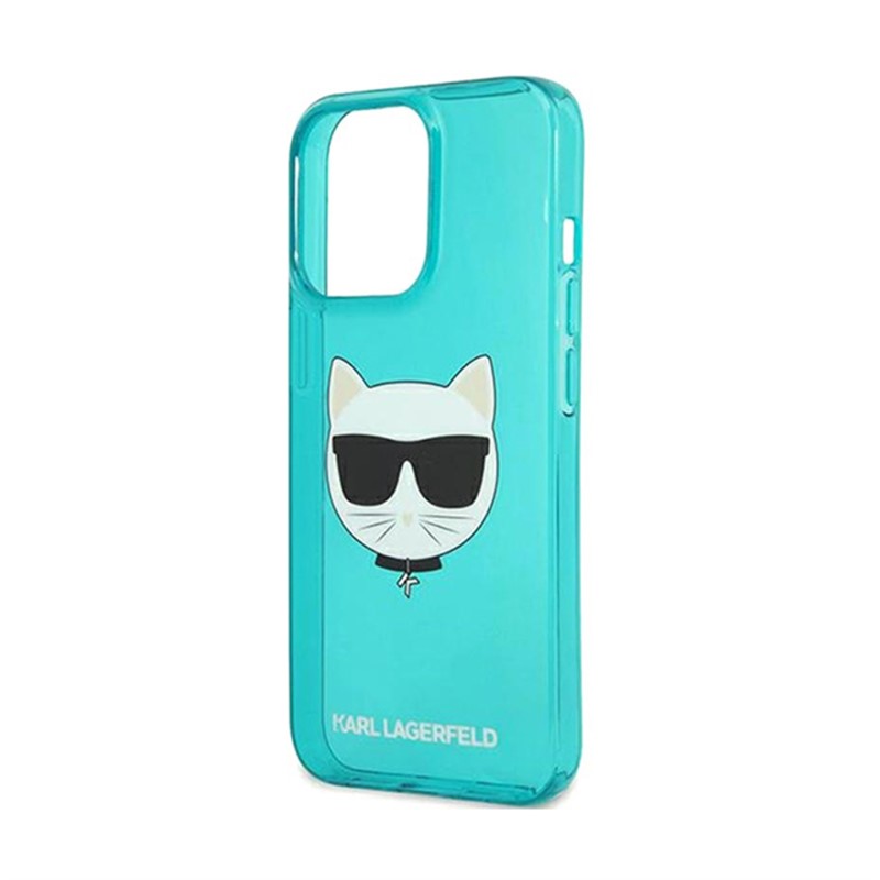 KARL LAGERFELD CHOUPETTE HEAD MASKICA ZA IPHONE 13 PRO FLUO BLUE