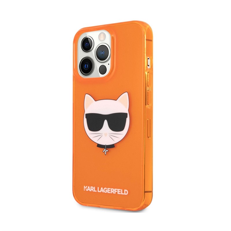 KARL LAGERFELD CHOUPETTE HEAD MASKICA ZA IPHONE 13 FLUO ORANGE